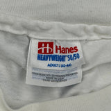Festival Of Two Rivers 5K Run/Walk Hanes Graphic T-Shirt - Large White Cotton Blend