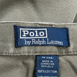 Polo By Ralph Lauren Army Cargo Trousers - 34W 30L Green Cotton