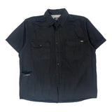 Dickies Short Sleeve Shirt - XL Black Cotton