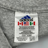 Adidas Long Sleeve T-Shirt - Medium Grey Cotton Blend