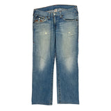 True Religion Contrast Stitch Jeans - 36W 32L Light Wash Cotton