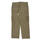 Wrangler Cargo Trousers - 34W 30L Khaki Cotton