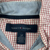 Tommy Hilfiger Checked Shirt - Small White Cotton