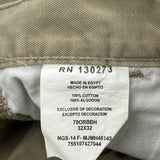 American Eagle Cargo Trousers - 32W 32L Khaki Cotton
