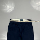 Polo By Ralph Lauren Trousers - 34W 27L Navy Cotton