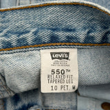 Made In USA 550 Levis Jeans - 29W US 6 Light Wash Cotton