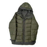 The North Face Reversible Puffer - Large Green Polyester