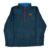 The North Face Fleece - Large Blue Polyester