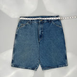 Dickies Denim Shorts - 34W 11L Blue Cotton