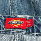 Dickies Denim Shorts - 24W UK 4 Blue Denim