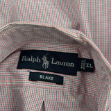 Blake Shirt Ralph Lauren Checked Shirt - XL Pink Cotton