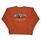 Destination Tigard, Or Harley Davidson Sweatshirt - 3XL Orange Cotton