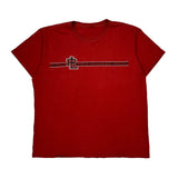 Polo By Ralph Lauren Spellout T-Shirt - 2XL Red Cotton