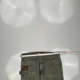 Wrangler Double Knee Cargo Pants - 36W 30L Green Cotton