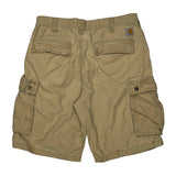 Carhartt Cargo Shorts - 32W 11L Beige Cotton