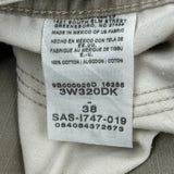 Wrangler Carpenter Shorts - 38W 10L Khaki Cotton