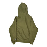 Vintage Reverse Weave Champion Hoodie - Small Green Cotton