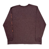 Carhartt Long Sleeve T-Shirt - 2XL Brown Cotton
