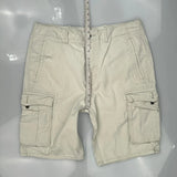Levis Cargo Cargo Shorts - 34W 11L Beige Cotton