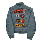 California Patches Lee Graphic Denim Jacket - Small Blue Denim