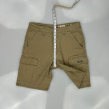 Wrangler Cargo Shorts - 32W 10L Khaki Cotton