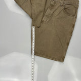 Wrangler Carpenter Shorts - 38W 10L Brown Cotton