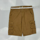 Wrangler Cargo Shorts - 34W 11L Brown Cotton