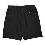 Wrangler Denim Shorts - 34W 9L Black Cotton