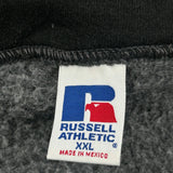 Russell Athletic Track Jacket - 2XL Gray Cotton Blend