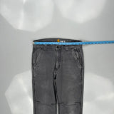 Carhartt Carpenter Trousers - 30W 29L Grey Cotton