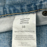 Wrangler Denim Shorts - 38W 10L Blue Cotton