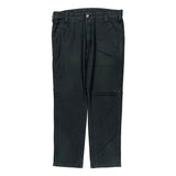 Carhartt Carpenter Trousers - 36W 32L Black Cotton Blend