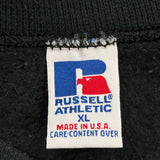 Russell Athletic Sweatshirt - XL Black Cotton