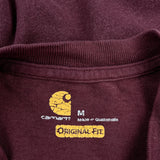 Carhartt Shirt - Medium Burgundy Cotton