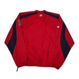 Red Sox Majestic Mlb Windbreaker - Large Red Polyester