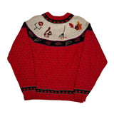 Woolrich Autumninal Cardigan - Medium Red Wool