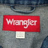 Wrangler Denim Jacket - XL Blue Cotton