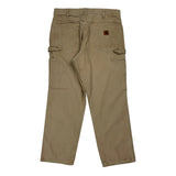 Carhartt Double Knee Carpenter Pants - 36W 30L Khaki Cotton