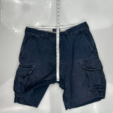 Polo By Ralph Lauren Cargo Shorts - 34W 10L Blue Cotton