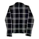 Ralph Lauren Checked Jacket - Medium Black & White Cotton