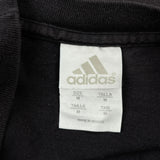 Adidas T-Shirt - Medium Black Cotton