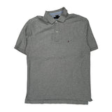 Tommy Hilfiger Polo Shirt - XL Grey Cotton