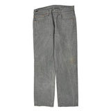 501 Levis Jeans - 36W 32L Gray Cotton
