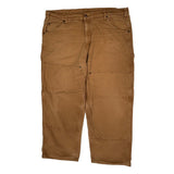 Dickies Carpenter Trousers - 44W 30L Brown Cotton