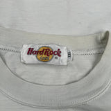 Hard Rock Cafe Graphic T-Shirt - XL White Cotton