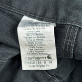 Carhartt Carpenter Pants - 34W 32L Black Cotton