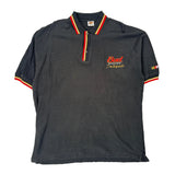 Bud Racing Winners Circle Nascar Polo Shirt - XL Black Cotton