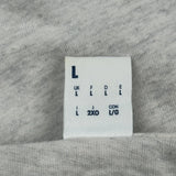 Reebok T-Shirt - Large Grey Cotton