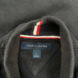 Tommy Hilfiger 1/4 Zip - Medium Black Cotton