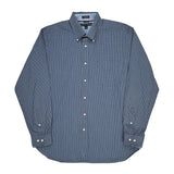 Tommy Hilfiger Checked Shirt - Large Blue Cotton